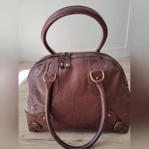 Banana Republic Brown Leather purse/bag. - Picture 2 of 9